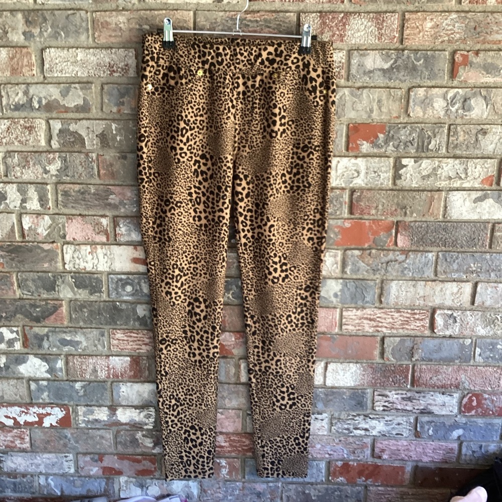 micheal kors Leopard Print Skinny Jeans